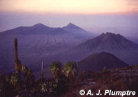 Volcanoe at dawn